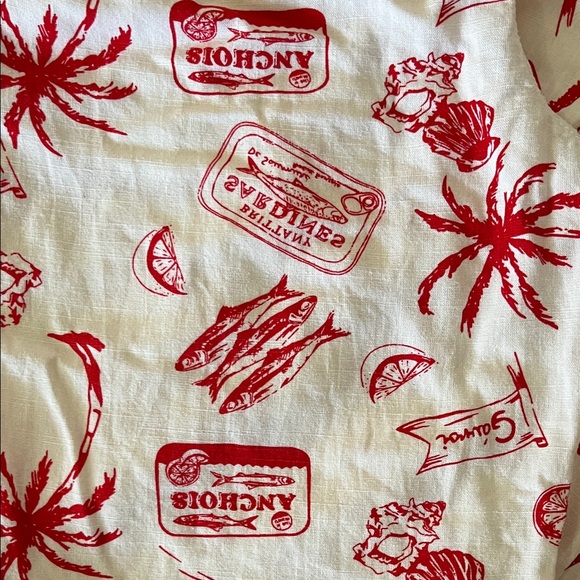 Angel Kiss Red and White Drawstring Pants - Picture 9 of 11